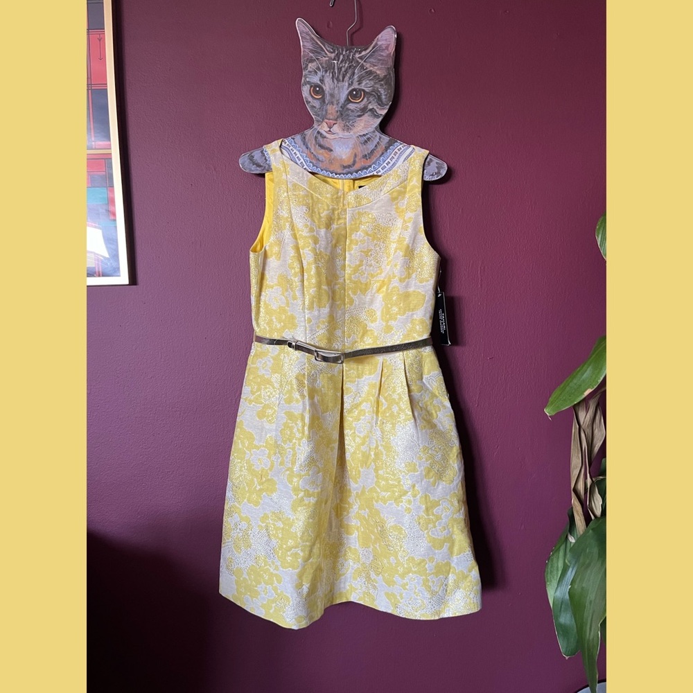 Gold Tahari Cocktail Dress